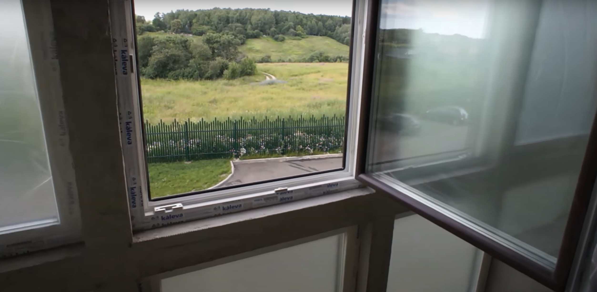 Панорамные окна на балкон